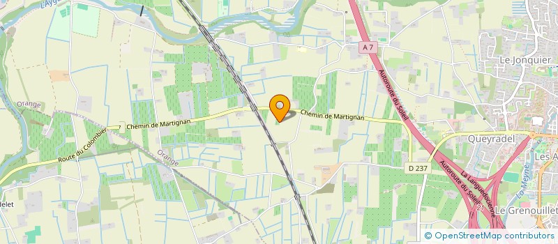 localisation de l'entreprise PELLE ET CIE  ORANGE