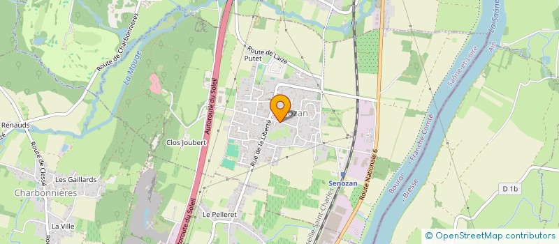 localisation de l'entreprise PELLE LOC  SENOZAN