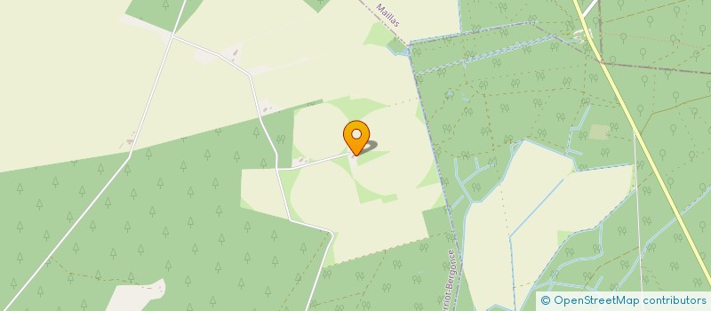 localisation de l'entreprise PELLEBUSOC  BOURRIOT-BERGONCE