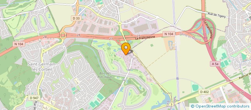 localisation de l'entreprise PELLEGRIN  LES ECRENNES