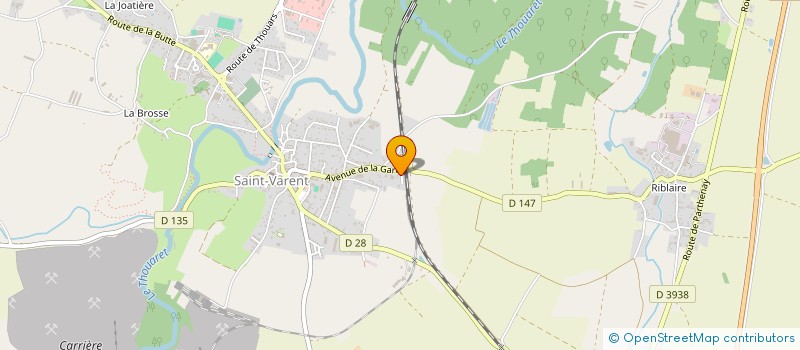 localisation de l'entreprise PELLEGRIN SANCHEZ  SAINT-VARENT