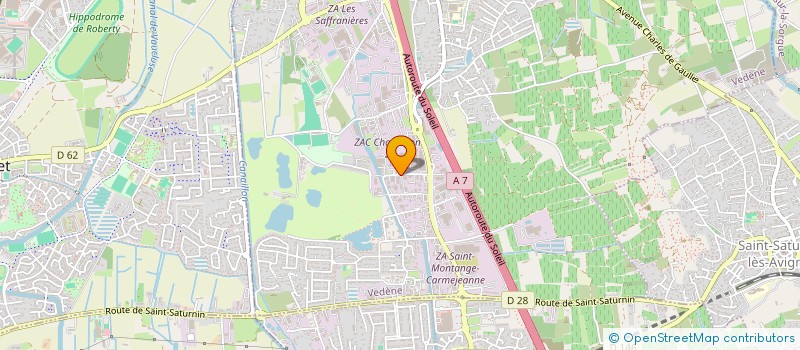 localisation de l'entreprise PELLEGRINI INVESTISSEMENTS  VEDENE