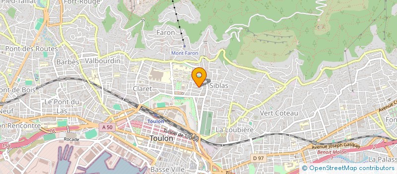 localisation de l'entreprise PELLEGRINO OSTI  TOULON