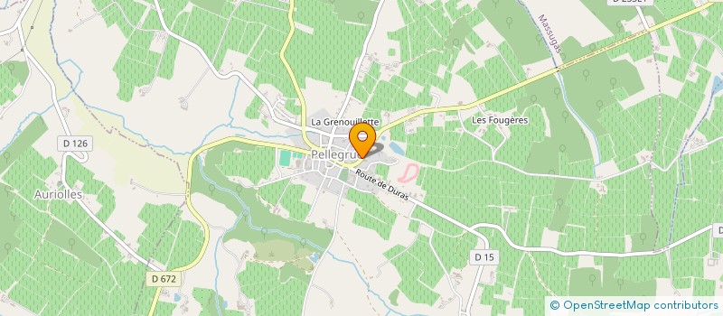 localisation de l'entreprise PELLEGRUE ATELIER SERVICES  PELLEGRUE