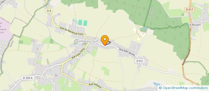 localisation de l'entreprise PELLEMANN  RAIMBEAUCOURT