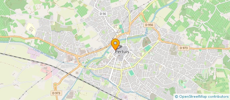 localisation de l'entreprise PELLENC  PERTUIS