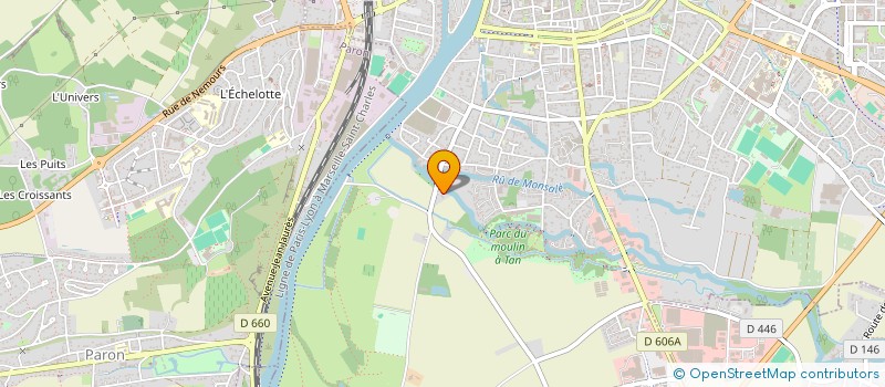 localisation de l'entreprise PELLEPORT à SENS