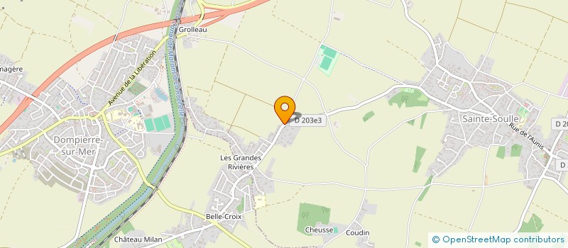 localisation de l'entreprise PELLERAUD à SAINTE-SOULLE