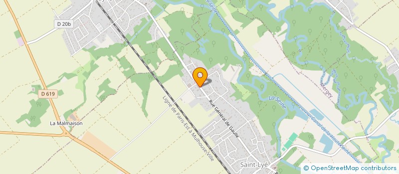 localisation de l'entreprise PELLERIN  SAINT-LYE