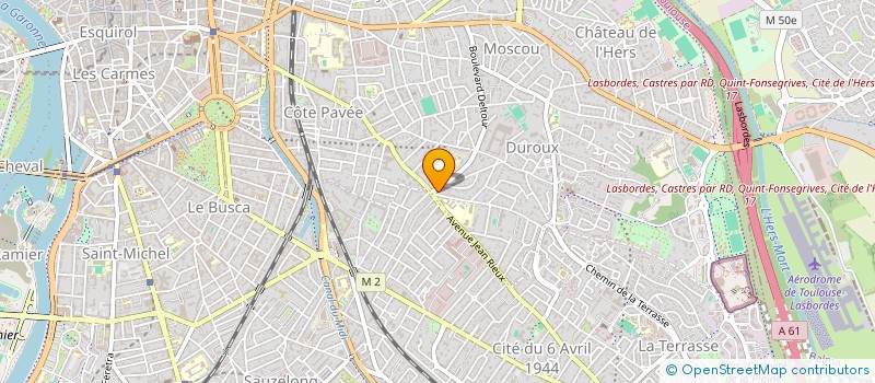 localisation de l'entreprise PELLERIN-DESCLAUX à TOULOUSE