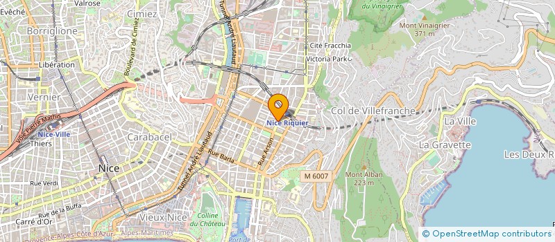 localisation de l'entreprise PELLERIN ET COMPAGNIE à NICE