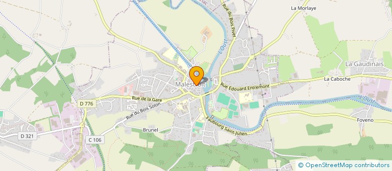 localisation de l'entreprise PELLERIN - GUERRIER  MALESTROIT