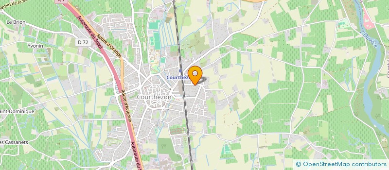 localisation de l'entreprise PELLET COURTAGE  CHATEAUNEUF-DU-PAPE