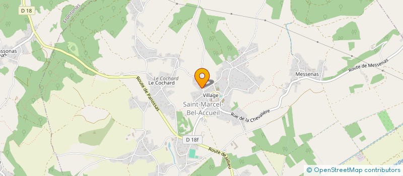 localisation de l'entreprise PELLET FILS  SAINT-MARCEL-BEL-ACCUEIL