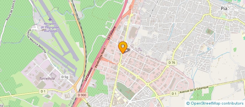 localisation de l'entreprise PELLETIER  PERPIGNAN