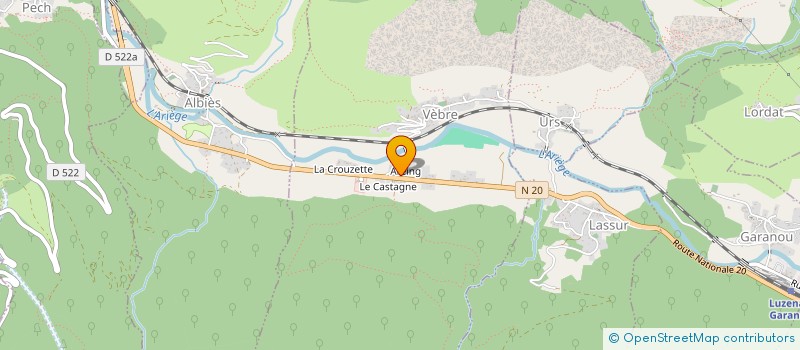 localisation de l'entreprise PELLETIER à VEBRE