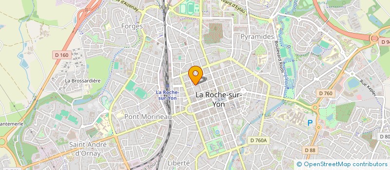 localisation de l'entreprise PELLETIER ET ASSOCIES MANDATAIRES JUDICIAIRES à LA ROCHE-SUR-YON
