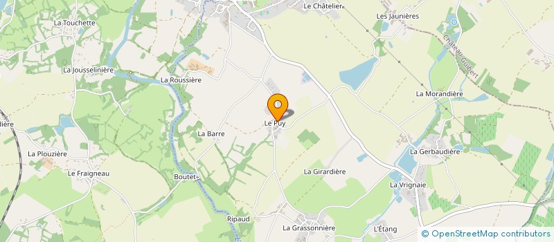 localisation de l'entreprise PELLETIER ETIENNE à LE TABLIER