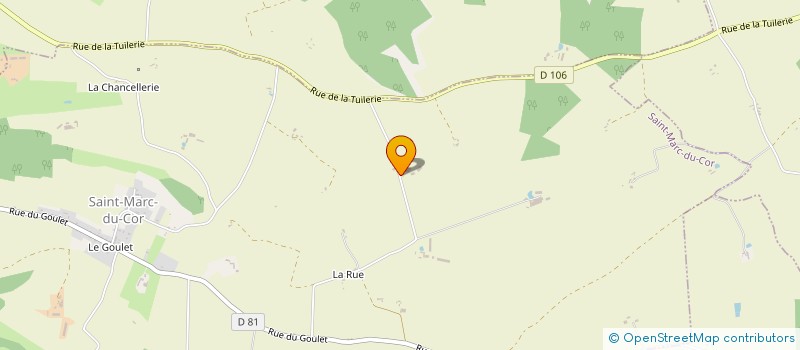 localisation de l'entreprise PELLETIER HERUET  SAINT-MARC-DU-COR