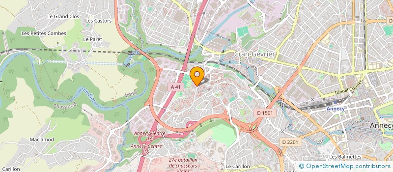 localisation de l'entreprise PELLETIER LEO ET QUENTIN à ANNECY