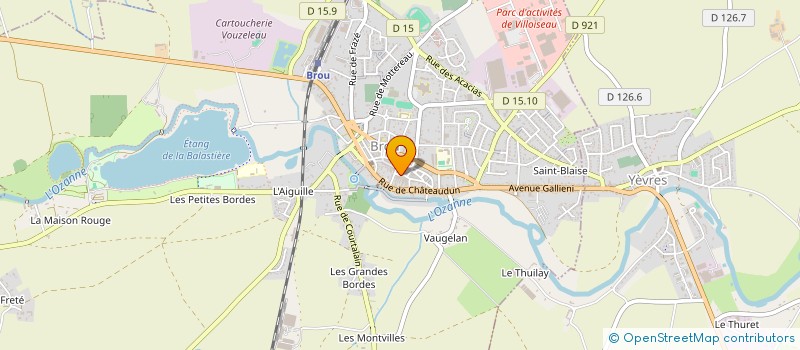 localisation de l'entreprise PELLETIER M ET DENOUE J à BROU