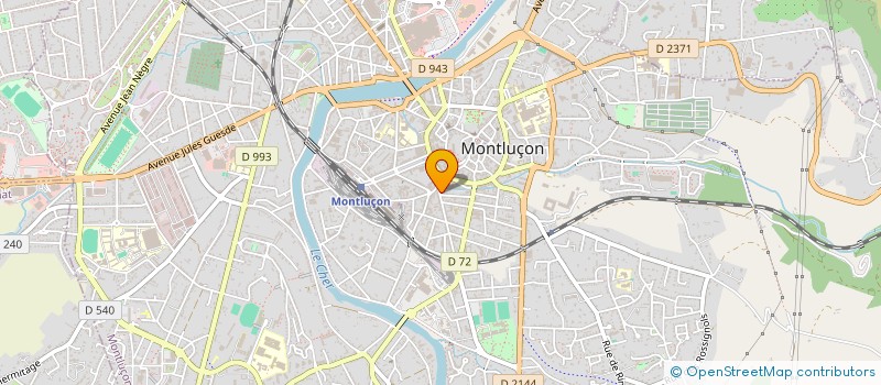 localisation de l'entreprise PELLETIER RENOV à MONTLUCON