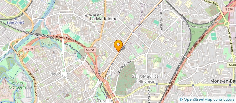 localisation de l'entreprise PELLEVOISIN ANIMATION à LA MADELEINE