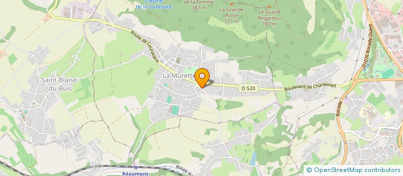 localisation de l'entreprise PELLI MACONNERIE & SERVICES  LA MURETTE