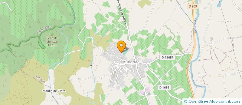 localisation de l'entreprise PELLICER ET FILS  AUTIGNAC