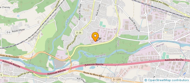 localisation de l'entreprise PELLIER CUIT SAS à MARIGNIER