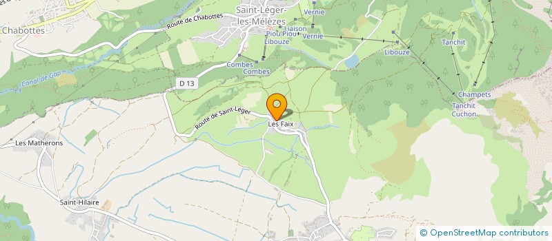 localisation de l'entreprise PELLISSIER  ANCELLE