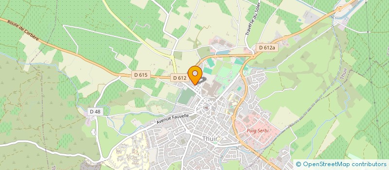 localisation de l'entreprise PELLIZCO  THUIR