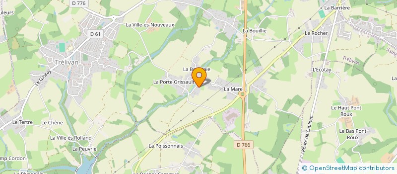 localisation de l'entreprise PELLOIS ISOLATION à TRELIVAN