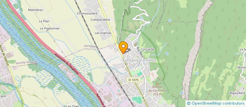 localisation de l'entreprise PELLORCE IMMOBILIER  FONTANIL-CORNILLON