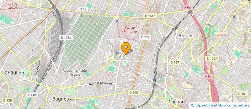 localisation de l'entreprise PELLY EXPRESS à BAGNEUX