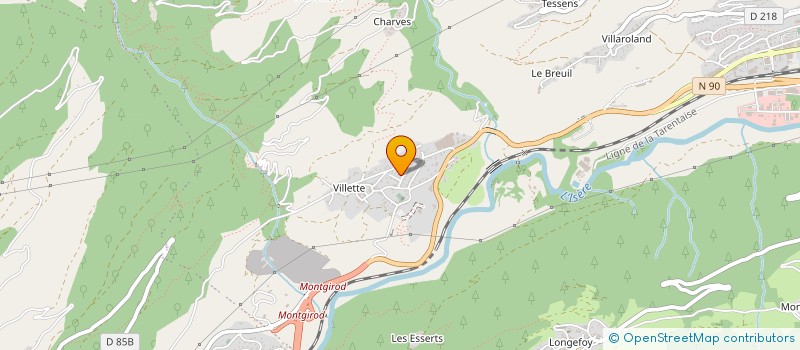 localisation de l'entreprise PELMA  AIME-LA-PLAGNE