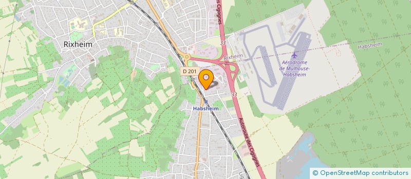 localisation de l'entreprise PELMAT EST à HABSHEIM