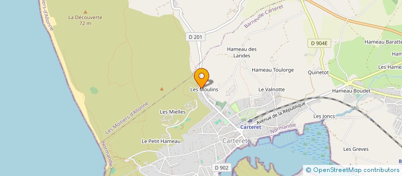localisation de l'entreprise PELO à BARNEVILLE-CARTERET