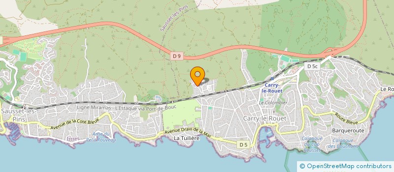 localisation de l'entreprise PELO FAFA  CARRY-LE-ROUET