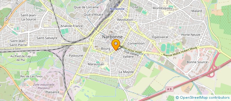 localisation de l'entreprise PELOFY IMMOBILIER  NARBONNE