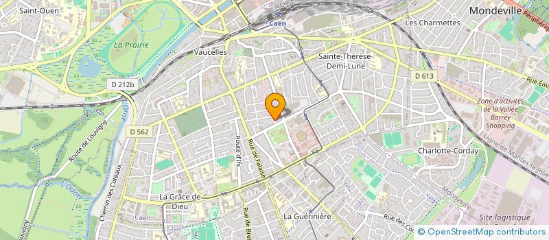 localisation de l'entreprise PELOJ à CAEN