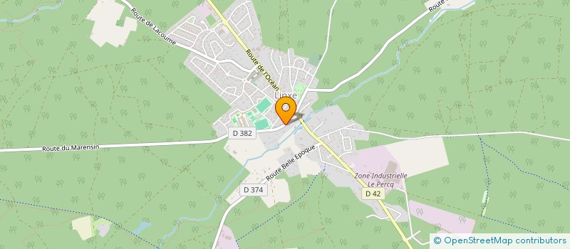 localisation de l'entreprise PELOMER  LINXE