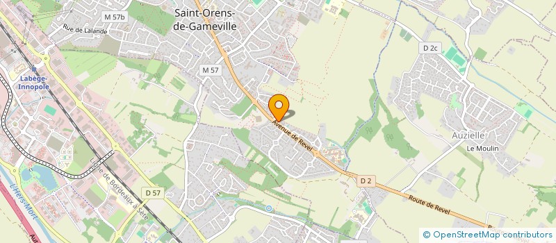 localisation de l'entreprise PELOPIO à SAINT-ORENS-DE-GAMEVILLE