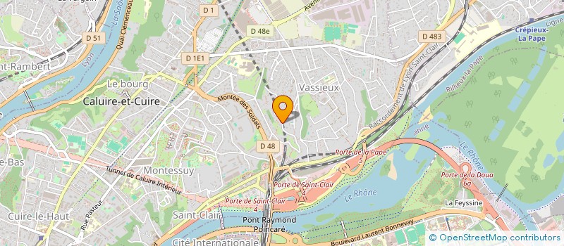 localisation de l'entreprise PELOPIRO  CALUIRE-ET-CUIRE