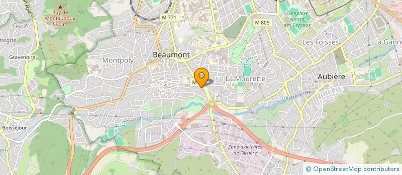 localisation de l'entreprise PELOPS à BEAUMONT