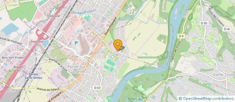 localisation de l'entreprise PELOTE BASQUE PORTESIENNE  PORTET-SUR-GARONNE