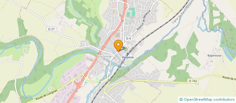 localisation de l'entreprise PELOTE DE FIL à VIVONNE