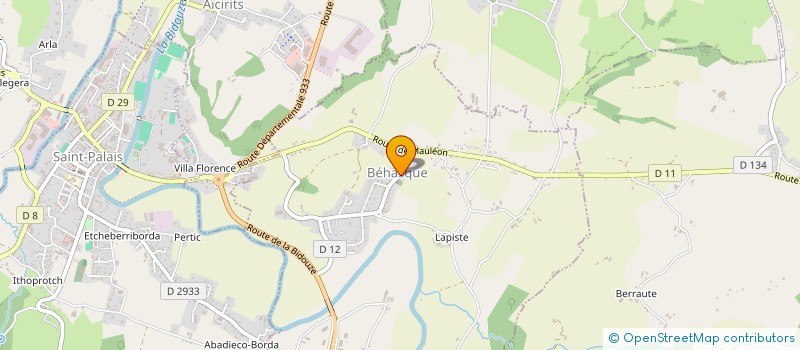 localisation de l'entreprise PELOTE ESKUZ ESKU  BEGUIOS