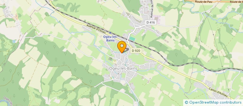 localisation de l'entreprise PELOTE OGEULOISE  OGEU-LES-BAINS