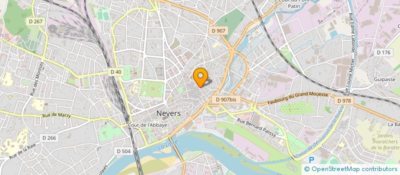 localisation de l'entreprise PELOTINE à NEVERS